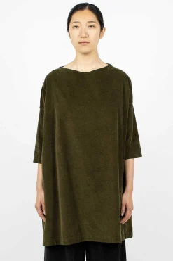 Album di Famiglia 31_192 Boatneck Tunic Olive| Dresses