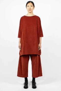 Album di Famiglia 31_192 Boatneck Tunic Red| Dresses