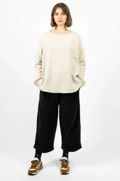 Album di Famiglia 12_96 Linen T-Shirt Natural| Tops