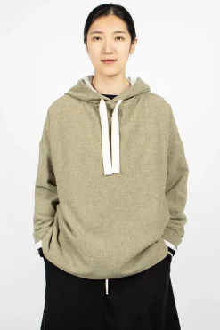 Album di Famiglia 40_210 Oversized Hoodie Olive| Tops