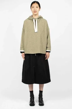 Album di Famiglia 40_210 Oversized Hoodie Olive| Tops