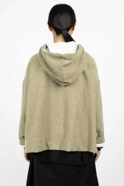 Album di Famiglia 40_210 Oversized Hoodie Olive| Tops