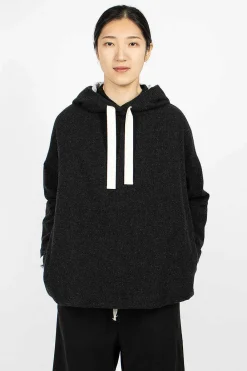 Album di Famiglia 40_210 Oversized Hoodie Slate| Knitwear