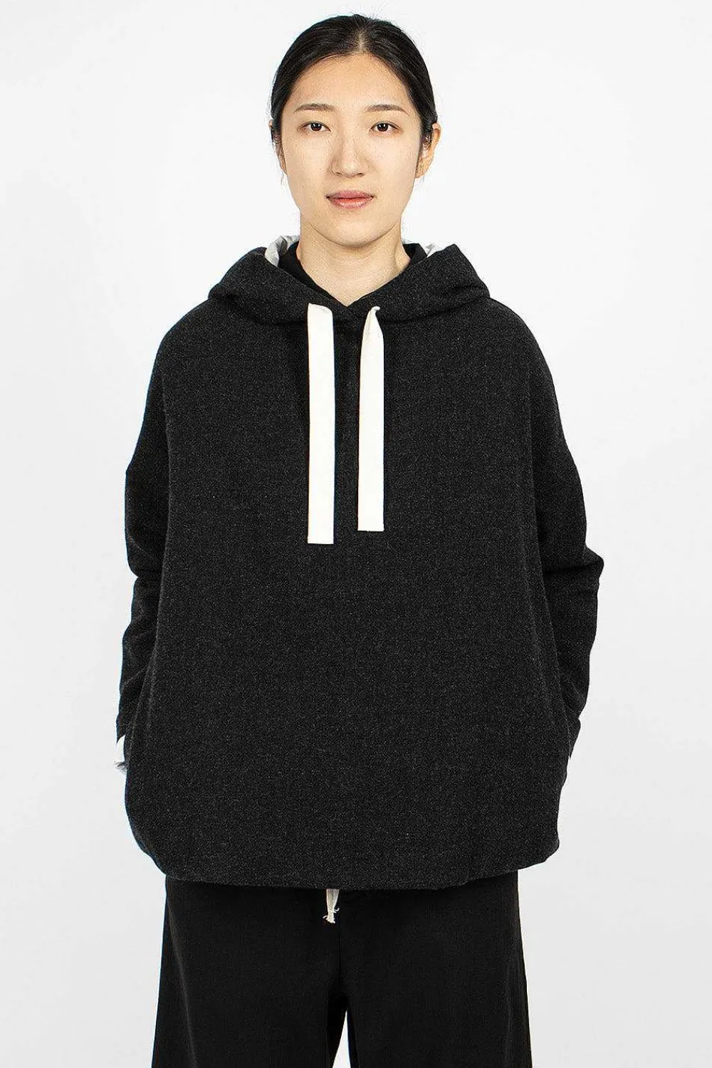 Album di Famiglia 40_210 Oversized Hoodie Slate| Tops