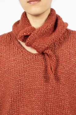 Album di Famiglia 94_63 Scout Scarf Red| Scarves & Gloves
