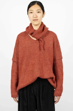 Album di Famiglia 94_63 Scout Scarf Red| Knitwear