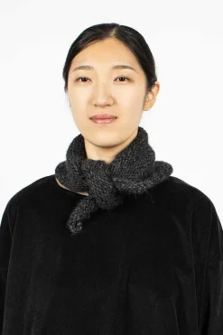 Album di Famiglia 94_63 Scout Scarf Slate| Knitwear