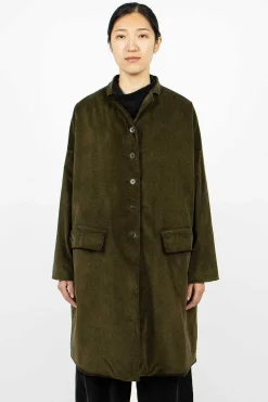 Album di Famiglia 45_29 Velvet Coat Olive| Outerwear