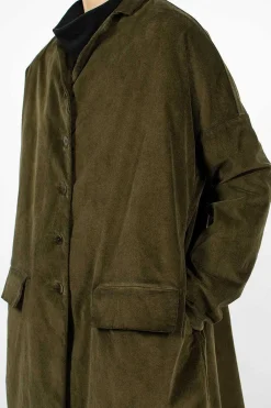 Album di Famiglia 45_29 Velvet Coat Olive| Outerwear