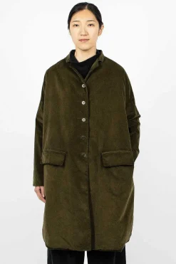 Album di Famiglia 45_29 Velvet Coat Olive| Outerwear