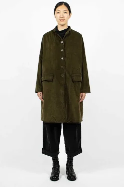 Album di Famiglia 45_29 Velvet Coat Olive| Outerwear