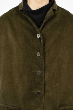 Album di Famiglia 45_29 Velvet Coat Olive| Outerwear