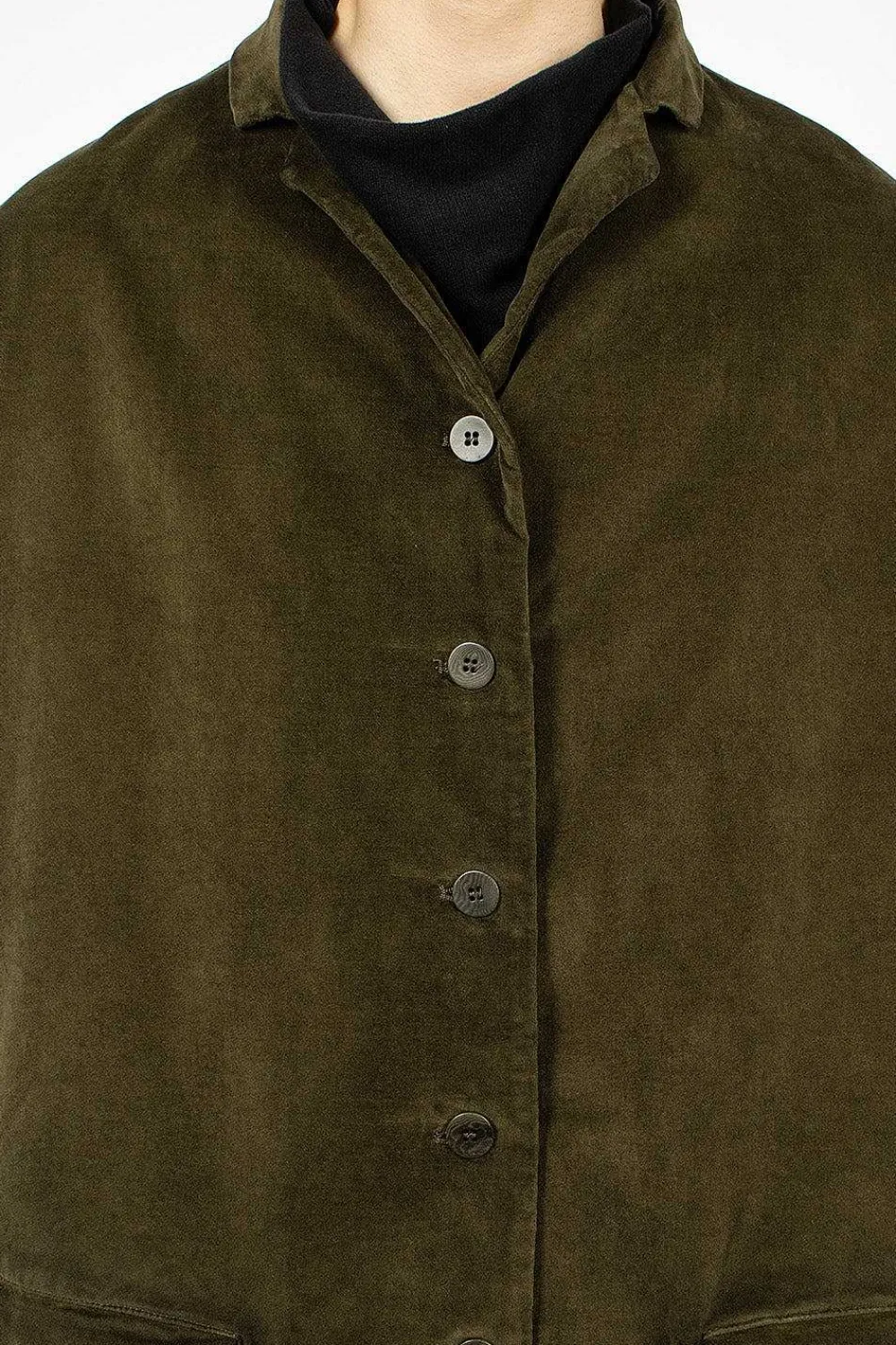 Album di Famiglia 45_29 Velvet Coat Olive| Outerwear