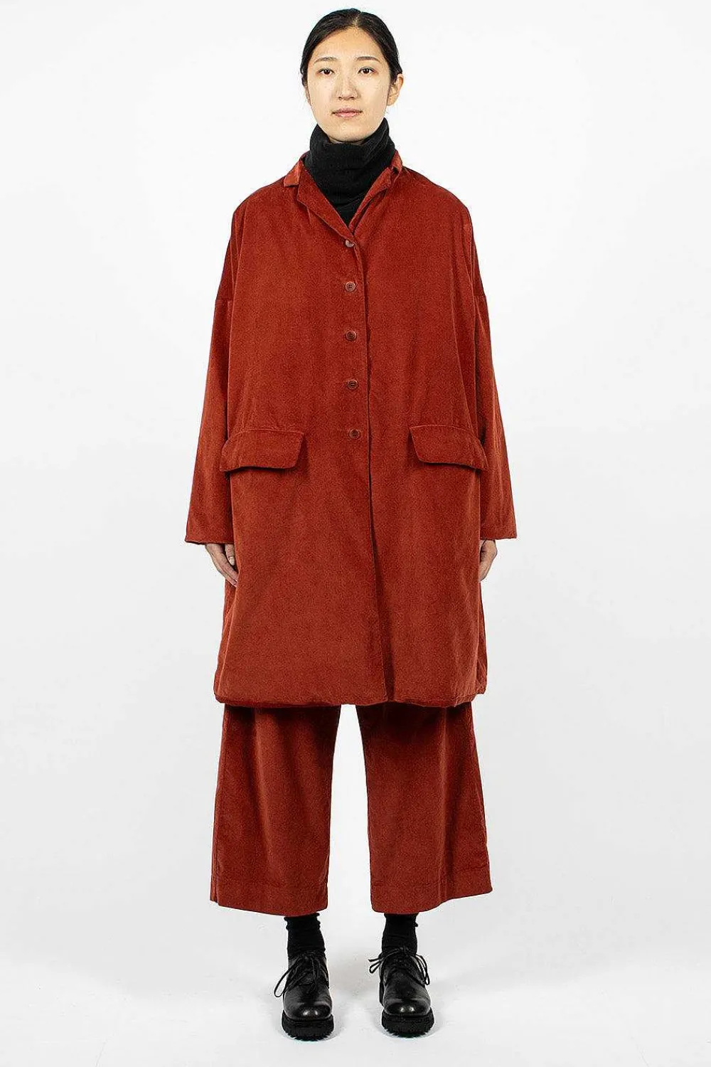 Album di Famiglia 45_29 Velvet Coat Red| Outerwear