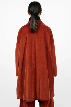 Album di Famiglia 45_29 Velvet Coat Red| Outerwear