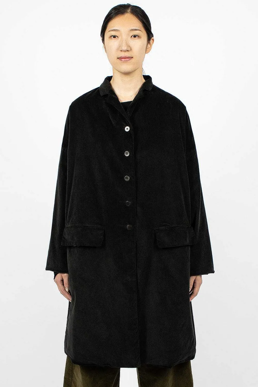 Album di Famiglia 45_29 Velvet Coat Slate| Outerwear