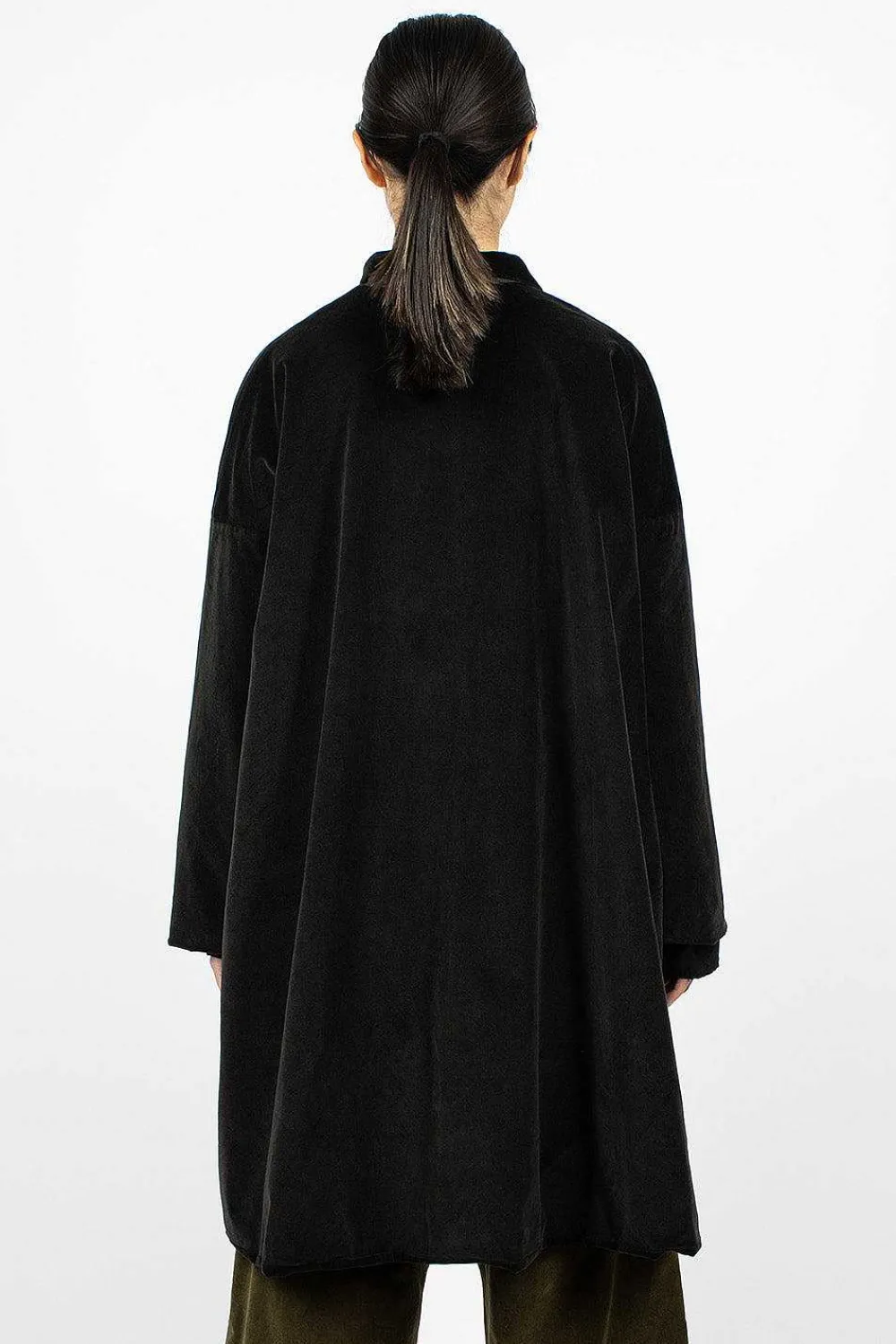 Album di Famiglia 45_29 Velvet Coat Slate| Outerwear