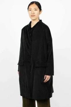 Album di Famiglia 45_29 Velvet Coat Slate| Outerwear