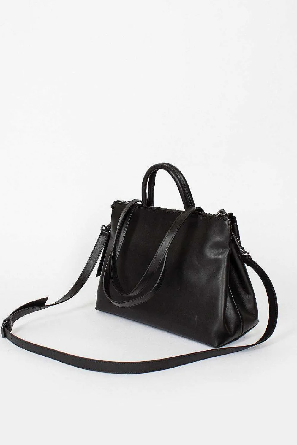 Marsell 4 Dritta Leather Tote Black| Bags
