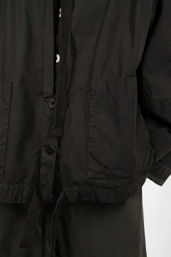 Album di Famiglia 4344 Hooded Jacket Cc Charcoal| Outerwear