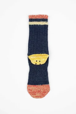 Kapital 60 Ivy Rainbowy Happy Heel Navy| Tights & Socks