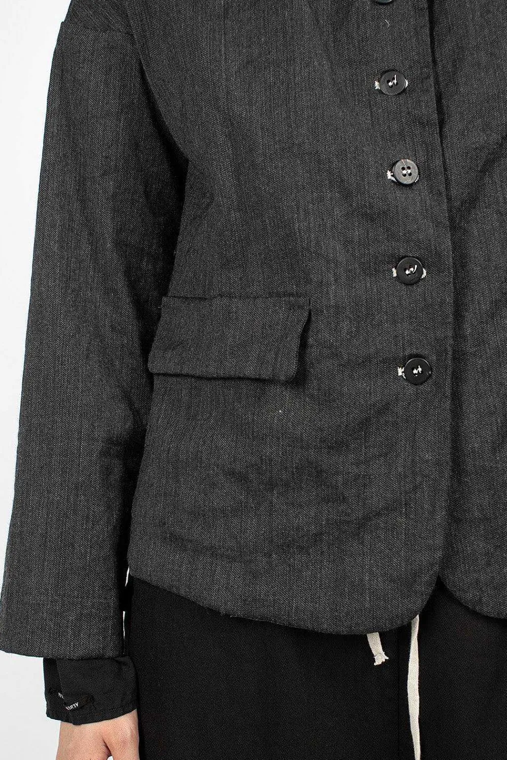Album di Famiglia 4259 Loose Blazer Inox| Outerwear