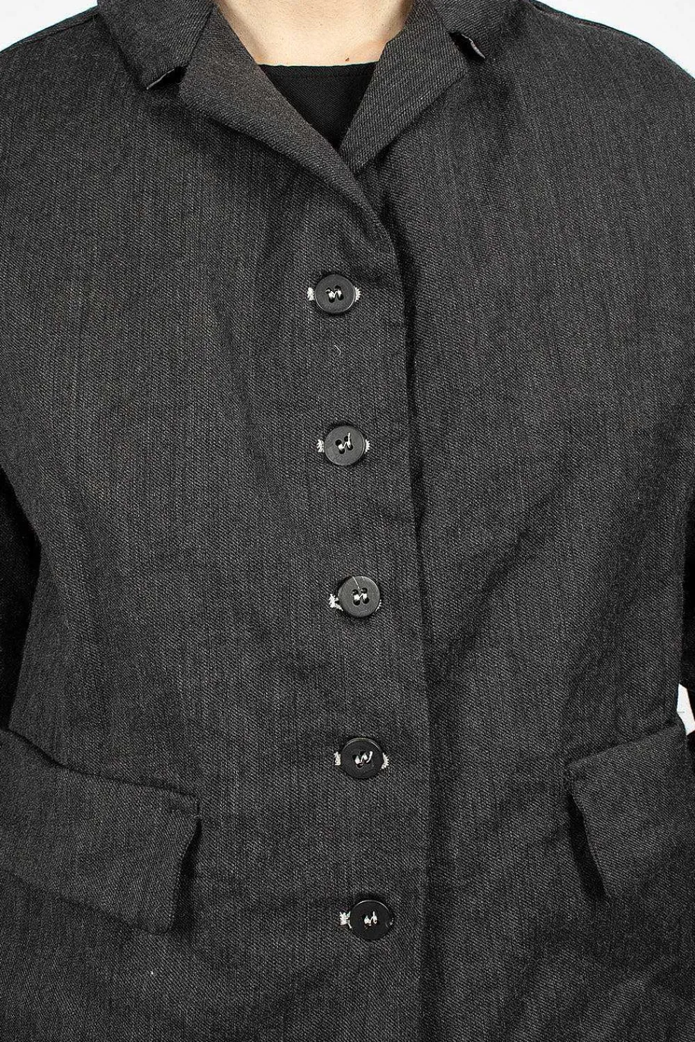Album di Famiglia 4259 Loose Blazer Inox| Outerwear