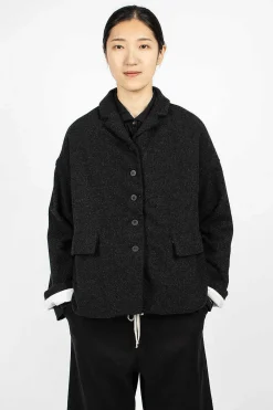 Album di Famiglia 4260 Loose Blazer Sw Slate| Outerwear