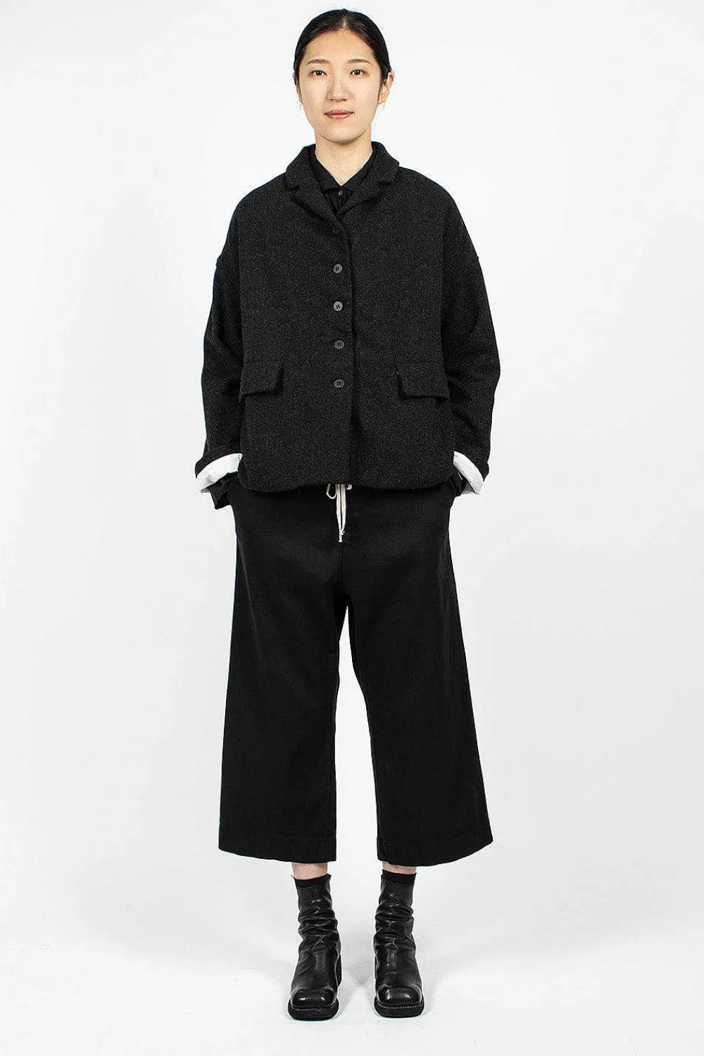 Album di Famiglia 4260 Loose Blazer Sw Slate| Outerwear