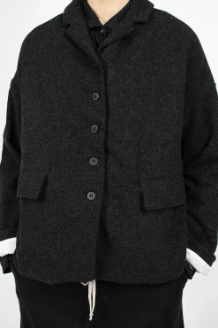 Album di Famiglia 4260 Loose Blazer Sw Slate| Outerwear