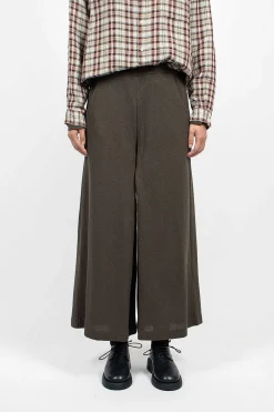 Vlas Blomme & Twelve Pant Charcoal Brown| Trousers
