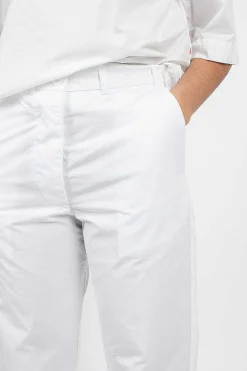 Casey Casey Ah Pant Poplin White| Trousers