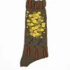 Antipast Am-771 A Fine Day Socks Khaki| Tights & Socks