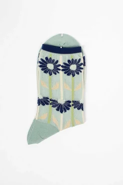 Antipast Am-758 Maguerite Socks Mint| Tights & Socks