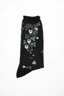 Antipast Am-778 Shamrock Socks Black| Tights & Socks