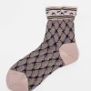 Antipast Am-749 Wallpaper Socks Pink| Tights & Socks