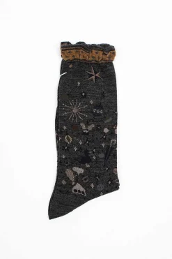 Antipast Am-775 Wish Socks Charcoal| Tights & Socks