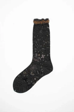 Antipast Am-775 Wish Socks Charcoal| Tights & Socks