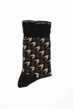 Antipast Am-460A Chidori Socks Black| Tights & Socks