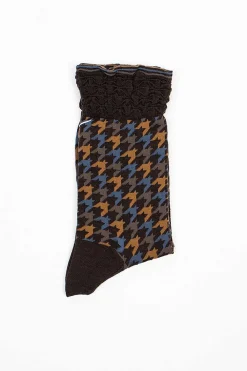 Antipast Am-460A Chidori Socks Brown| Tights & Socks