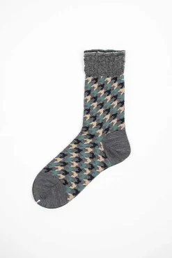 Antipast Am-460A Chidori Socks Grey| Tights & Socks