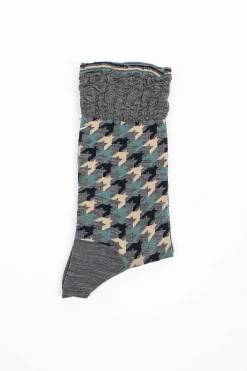 Antipast Am-460A Chidori Socks Grey| Tights & Socks