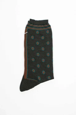 Antipast Am-443A Polka Dot Socks Green| Tights & Socks