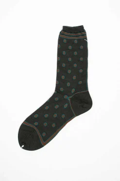 Antipast Am-443A Polka Dot Socks Green| Tights & Socks