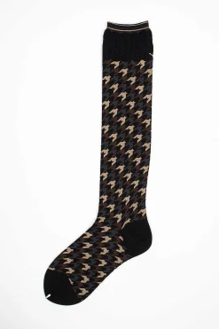 Antipast Am-460Ahs Chidori Socks Black| Tights & Socks