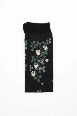Antipast Am-778Hs Shamrock Socks Black| Tights & Socks