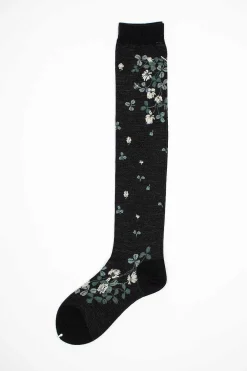 Antipast Am-778Hs Shamrock Socks Black| Tights & Socks