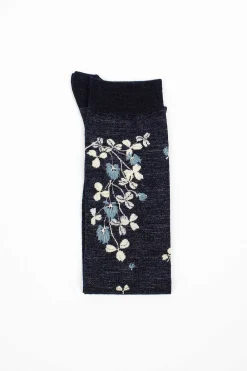 Antipast Am-778Hs Shamrock Socks Navy| Tights & Socks