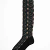 Antipast Am-774Hs Wall Flower Socks Black| Tights & Socks