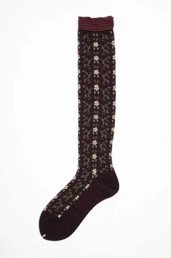 Antipast Am-774Hs Wall Flower Socks Wine| Tights & Socks